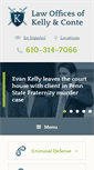 Mobile Screenshot of chestercountycriminallawyer.com
